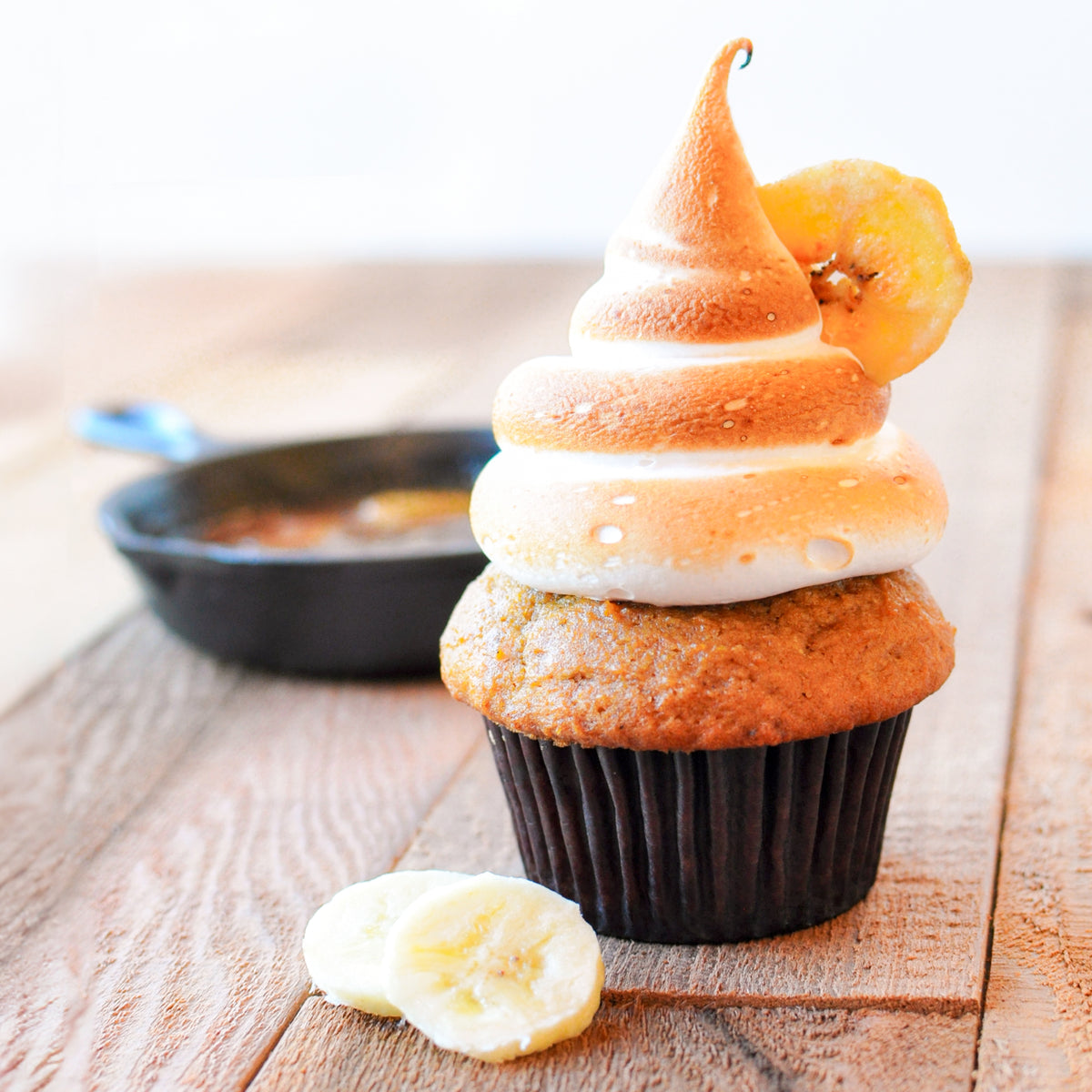 Bananas Foster Trophy Cupcakes