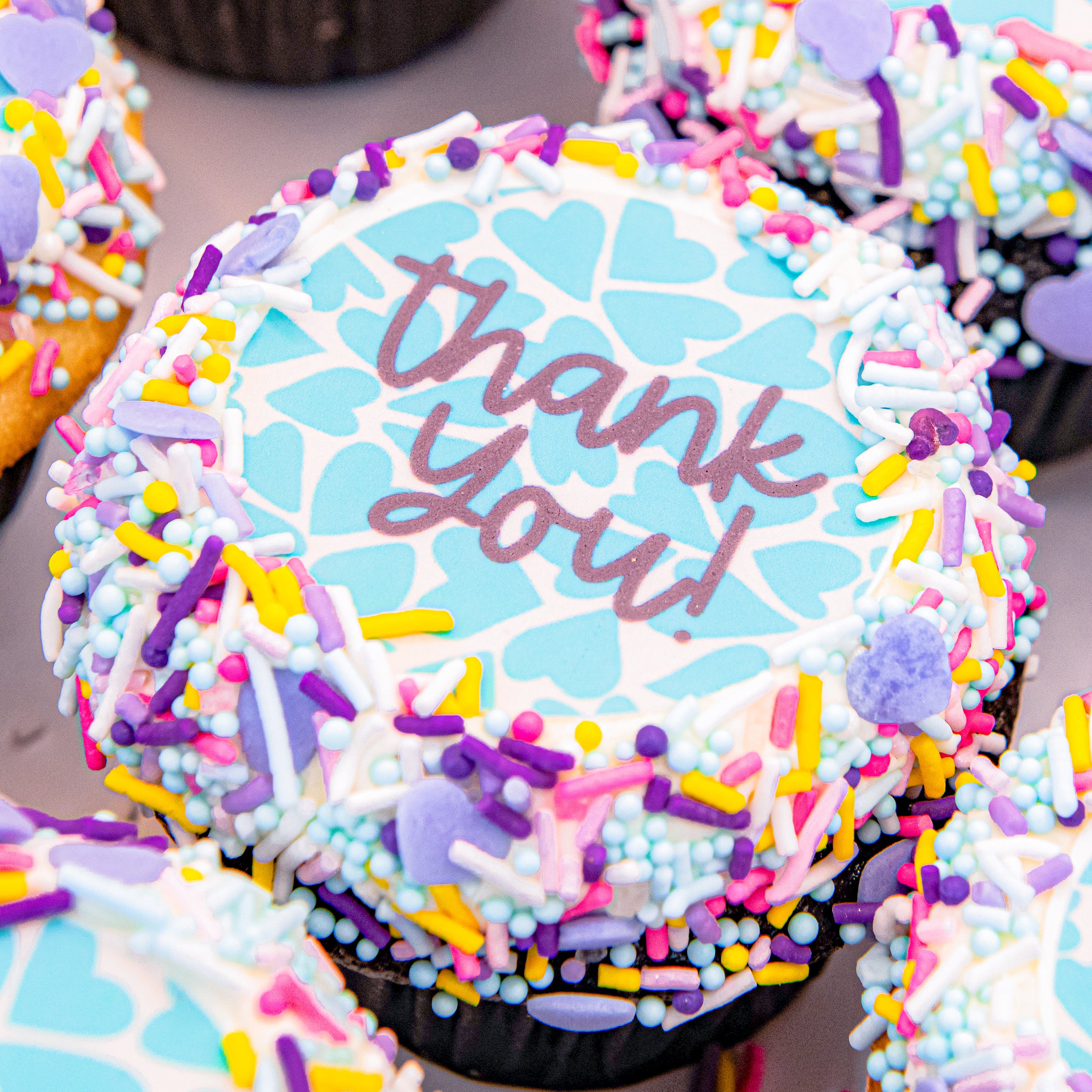 Amazon.com: Thank You Cake Topper Thanks Cake Topper Cake Decoration Black  Acrylic Cake Topper Cake Decoration : Grocery & Gourmet Food