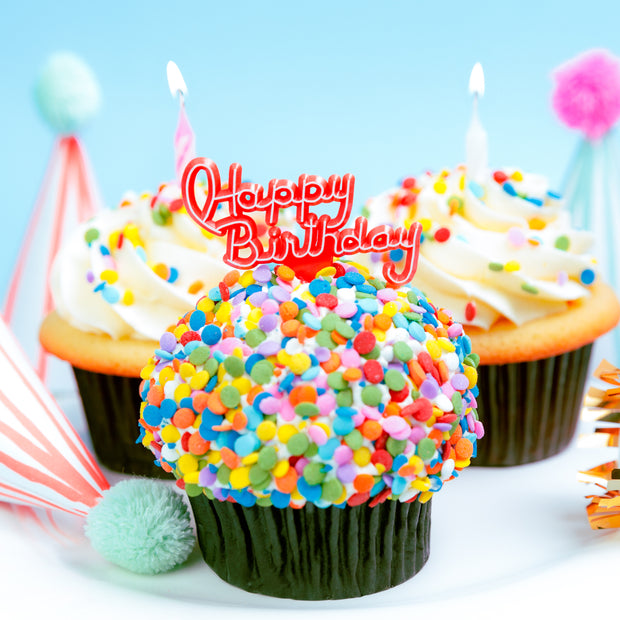 happy birthday cupcakes images