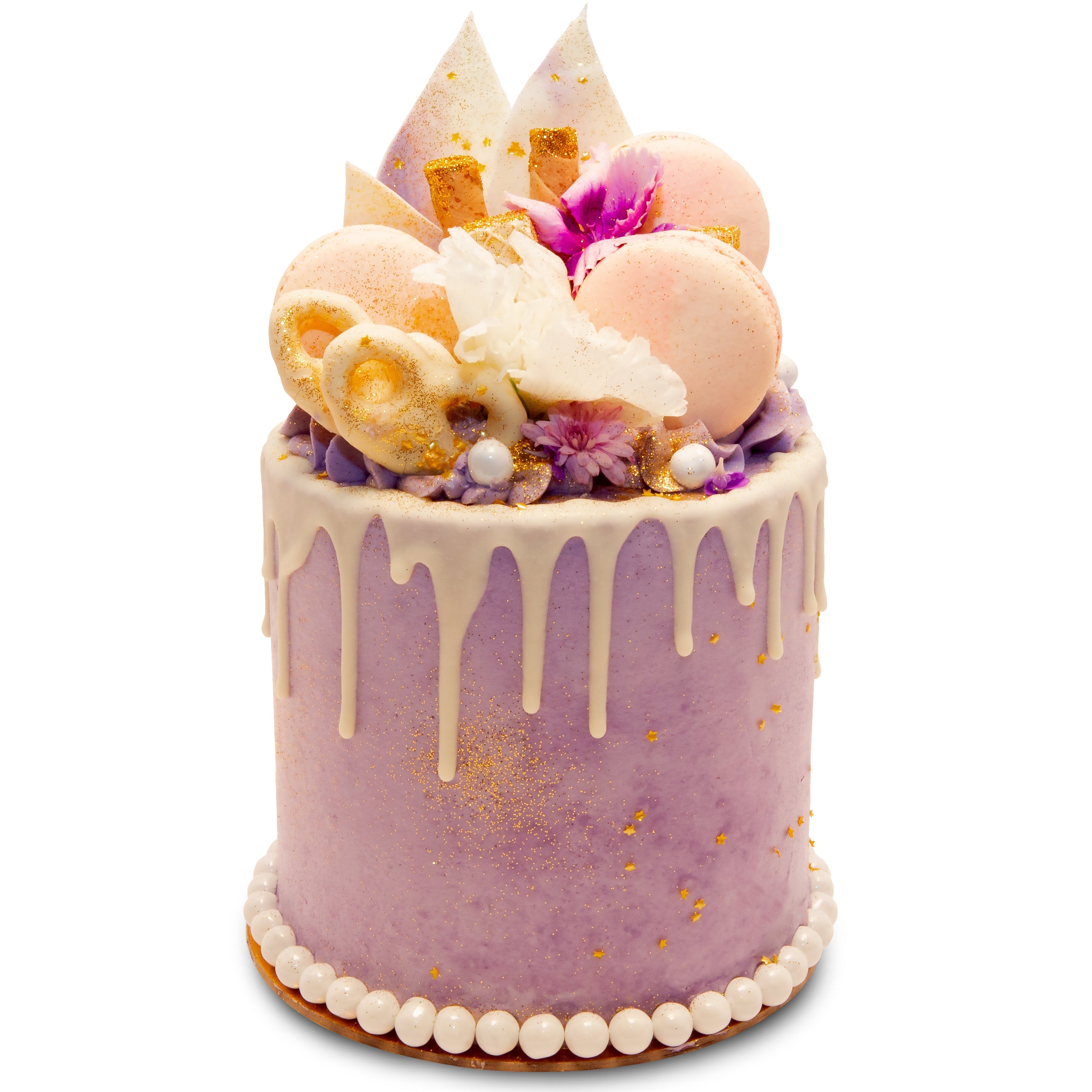 Glitter Flower Crown Cake