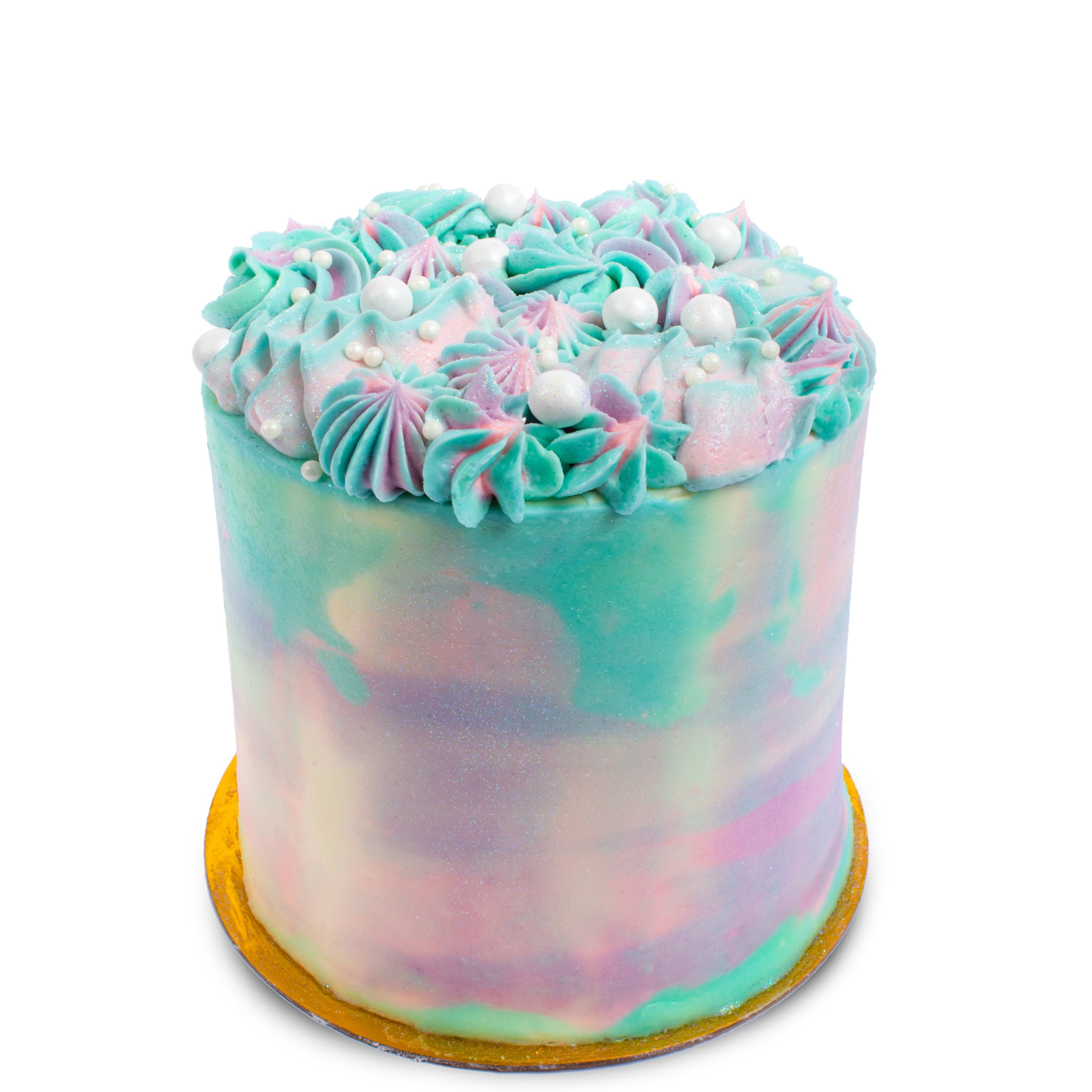 Pastel Mermaid Cake Singapore/Cake for kids birthday Singapore - White  Spatula
