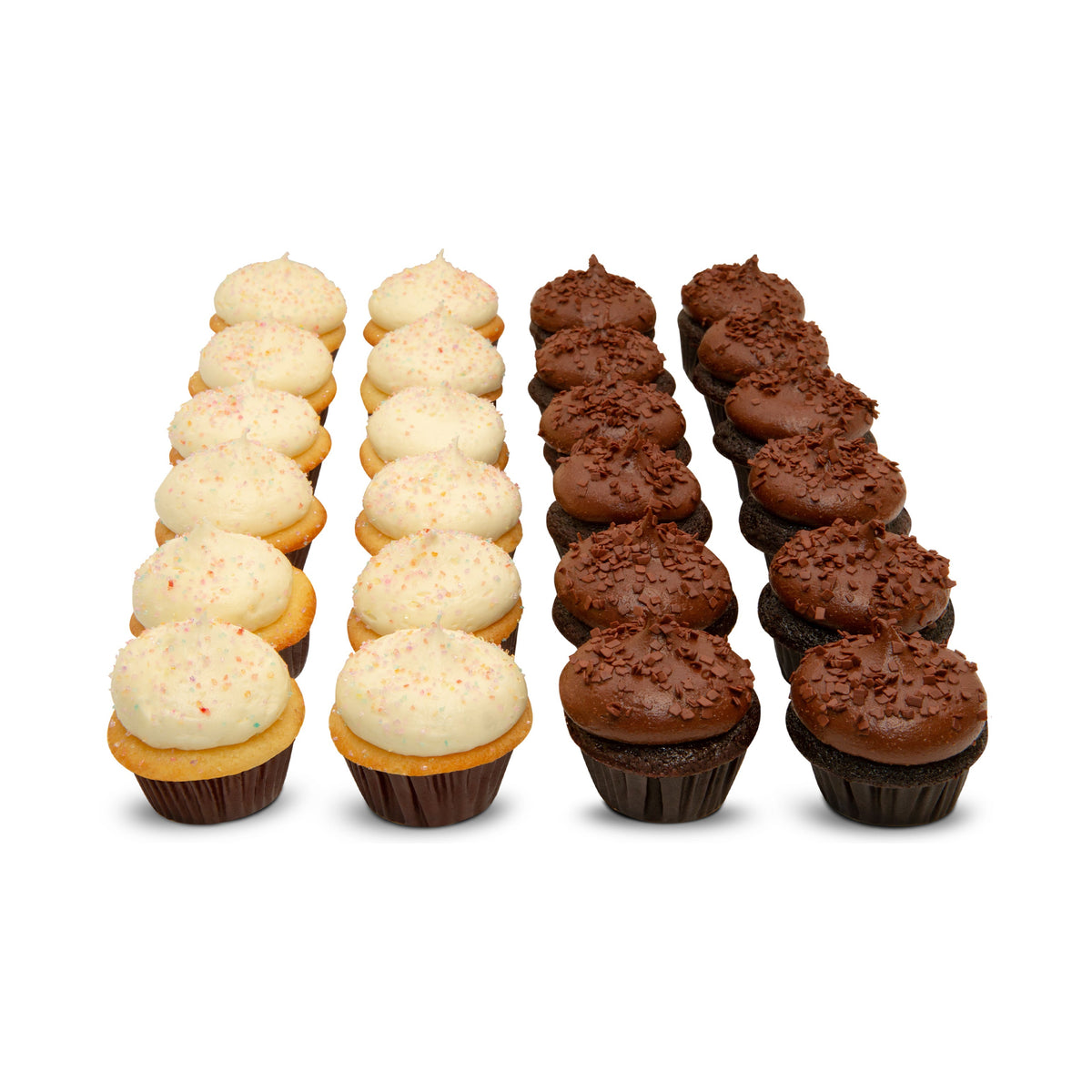 Crowd Pleaser Mini Cupcakes - 2 Dozen – Trophy Cupcakes