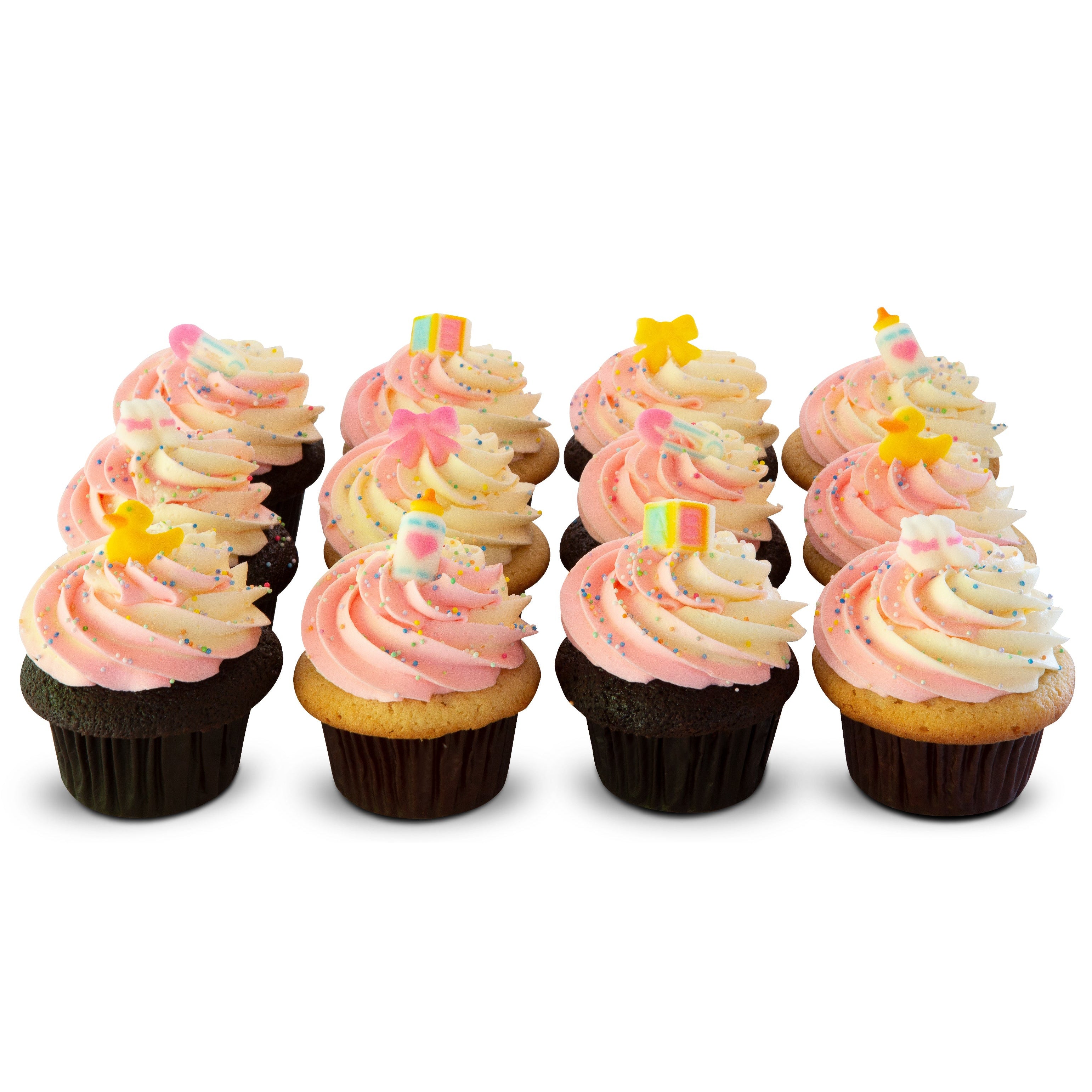 Baby shower hot sale cupcake girl