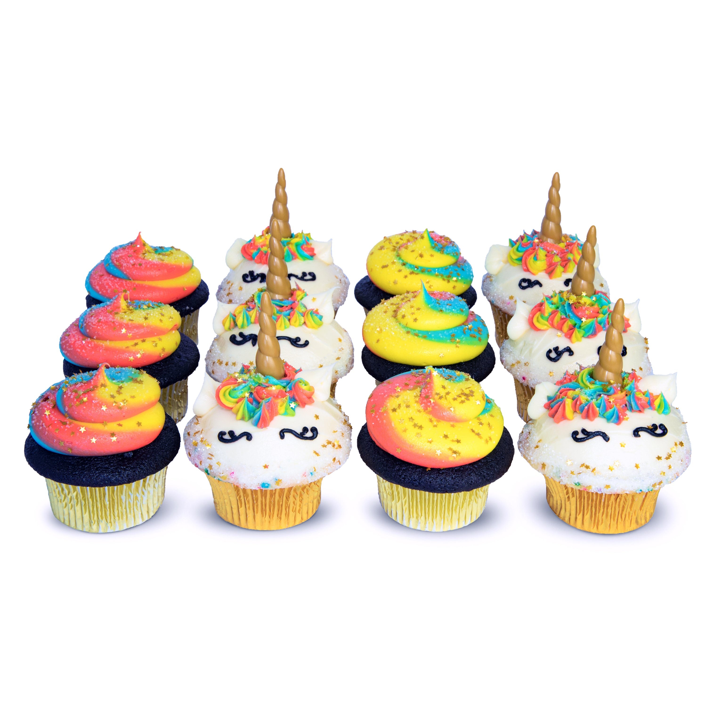 Pastel unicorn cake and cupcakes - Decorated Cake by - CakesDecor
